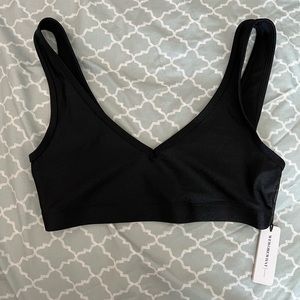 WeWoreWhat V-neck Sports Bra